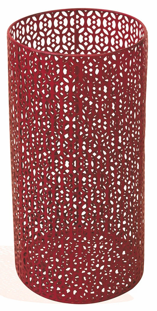 Portaombrelli in Ferro Battuto Ø26 cm Soriani Rosso