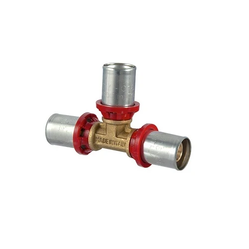 Raccordo tee a pressare per multistrato 26x32x26