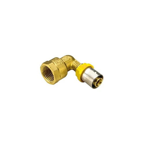 Raccordo per multistrato gas curvo femmina 20 x 3/4
