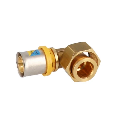 Angolo dado girevole e sede piana con guarnizione pressare multistrato 3/4 x 20