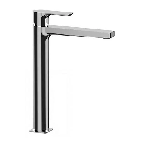 Miscelatore monocomando lavabo alto senza scarico linea trend cromo