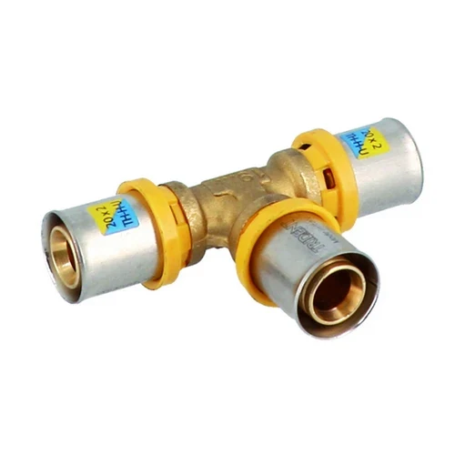Raccordo a t a pressare per multistrato 16x16x16