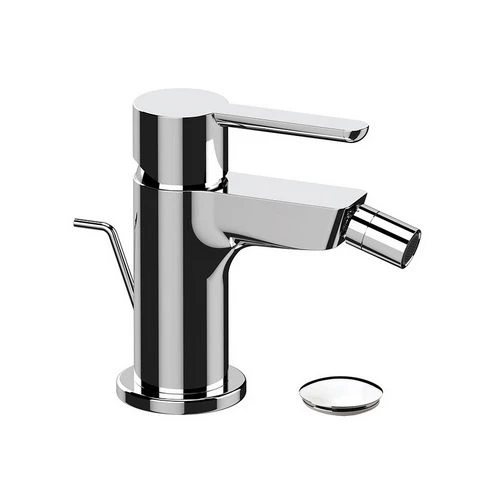 Miscelatore monocomando bidet linea con scarico linea action cromo