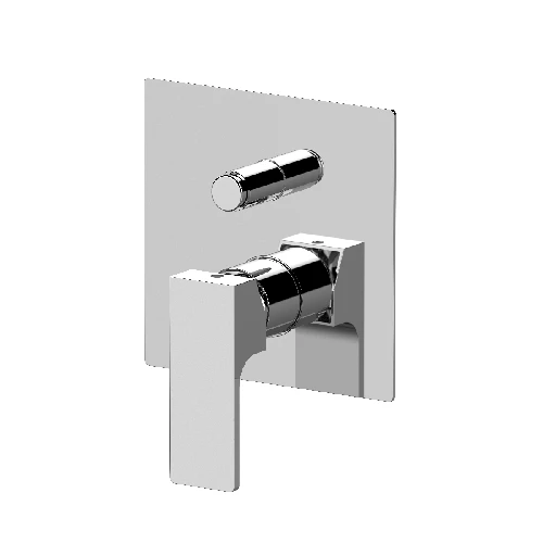 Miscelatore monocomando incasso con deviatore linea rebel cromo