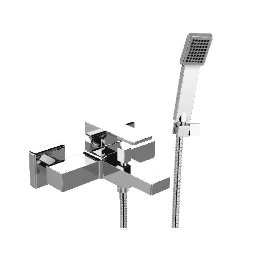 Miscelatore monocomando vasca con accessori rebel cromo
