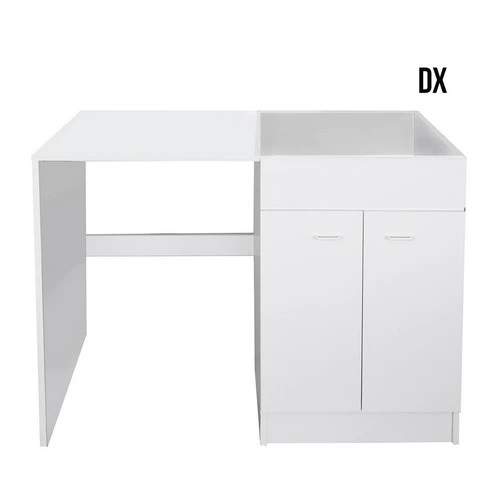 Sottolavello per lavastoviglie senza lavello inox per l. 120x60 bianco dx
