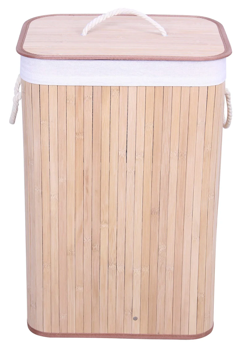 Cesto Portabiancheria 40x30x60 cm in Bamboo Collection Naturale