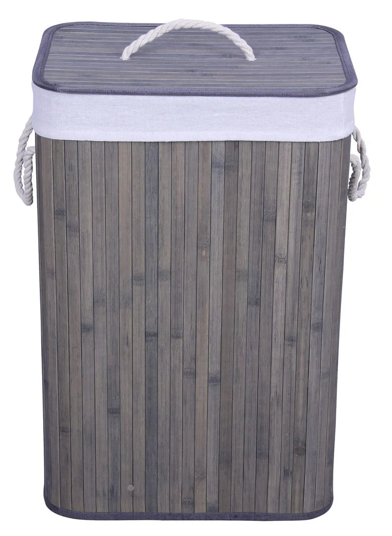 Cesto Portabiancheria 40x30x60 cm in Bamboo Collection Grigio