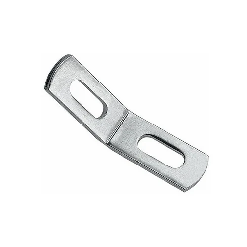Piastra angolare 135 con due asole 60x60x25
