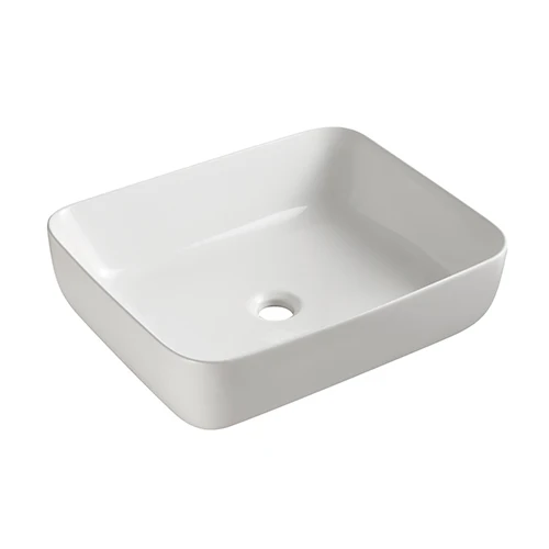 Lavabo da appoggio mod. la 72 cm 51x40 bianco