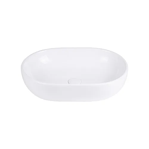 Lavabo da appoggio mod. la 69 cm 59x41 bianco