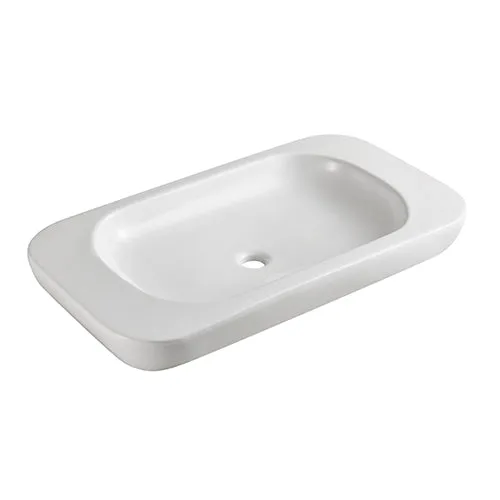 Lavabo da appoggio mod. la68 cm 81 x 46 5 bianco