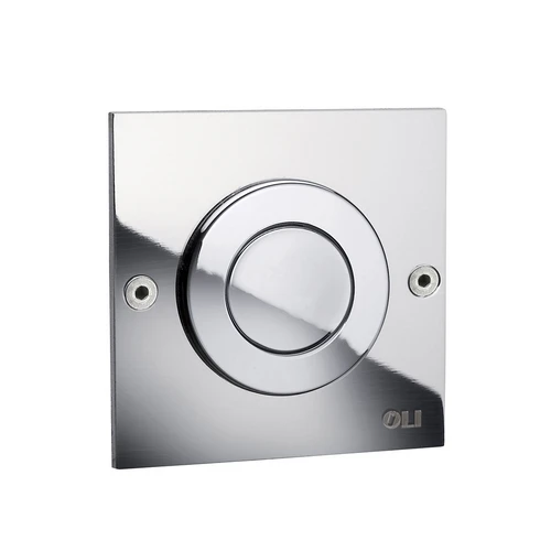 Placca di comando completa per cassette pneu oli mono trend cromo