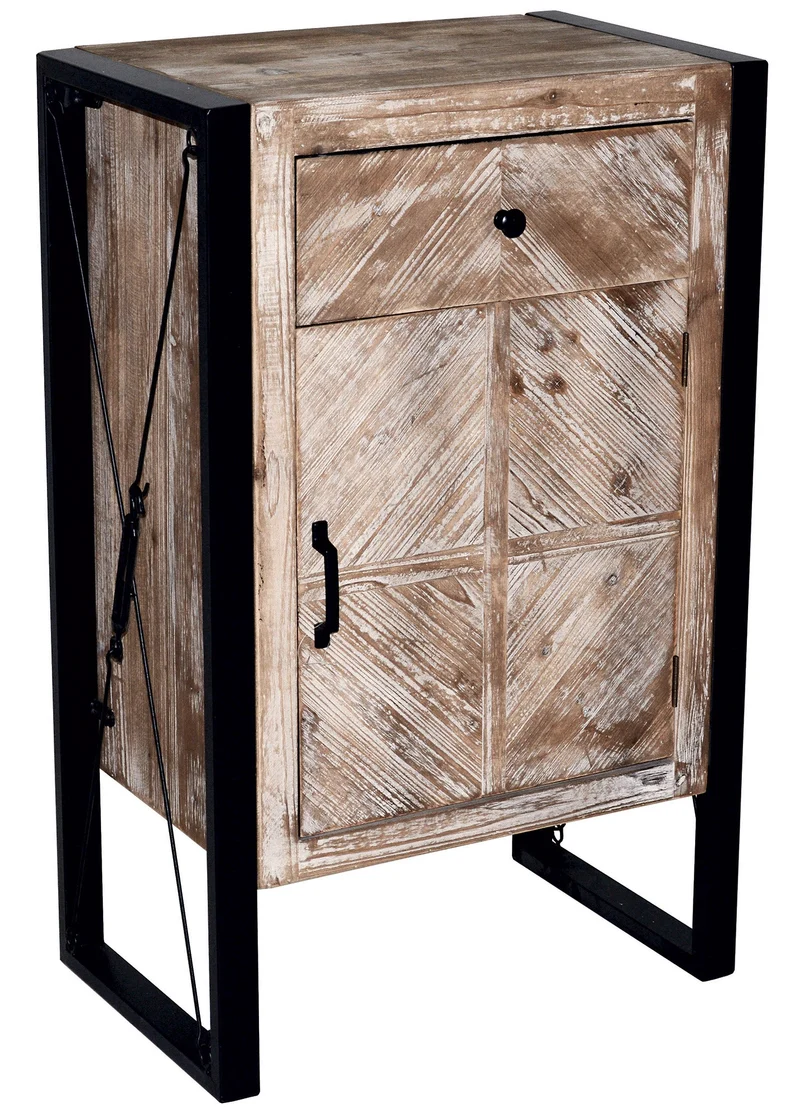 Mobile 1 Anta 1 Cassetti in Legno MDF e Abete Bilbao