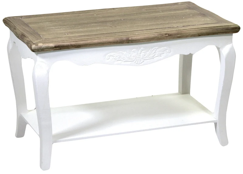 Tavolino Rettangolare in Legno Country