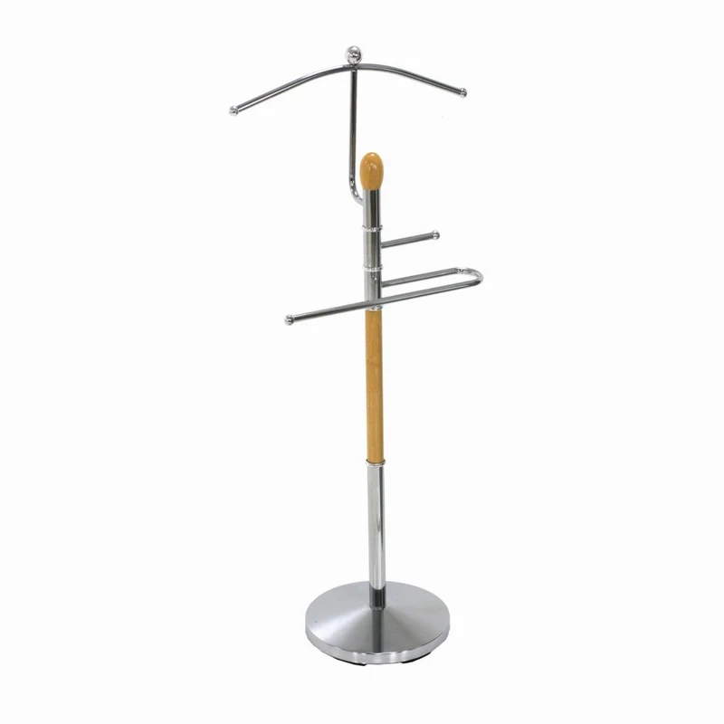 Indossatore Servomuto in Acciaio con Stelo 28x48H108cm Cromato