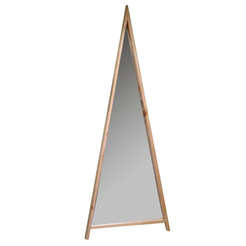 Specchio in Legno 67x4H170cm Triangolo
