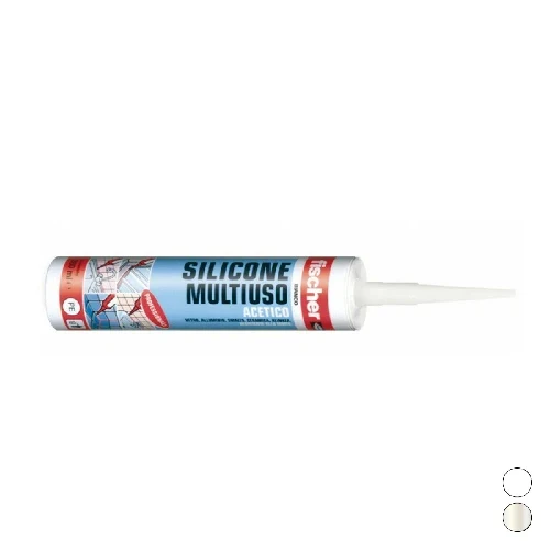 Silicone multiuso acetico bianco