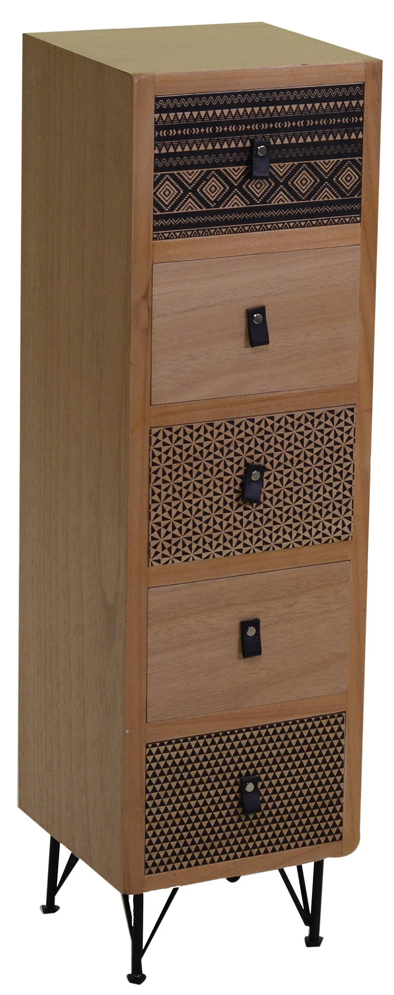 Mobile 5 Cassetti in Legno Budapest