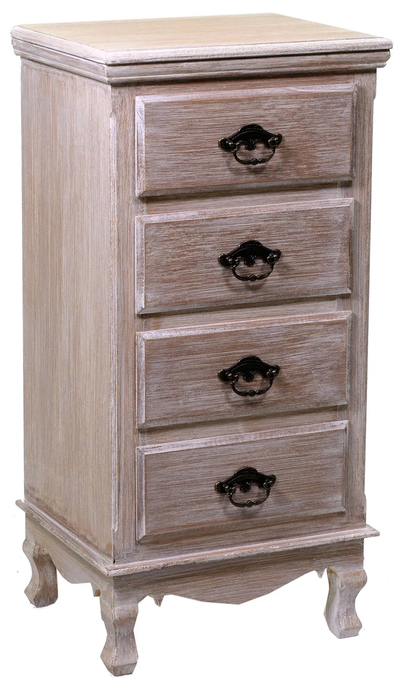 Mobile 4 Cassetti in Legno 41x84x33,5cm Stoccarda