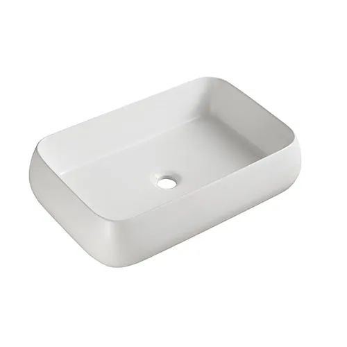 Lavabo da appoggio mod. la73 cm 60 x 40 bianco
