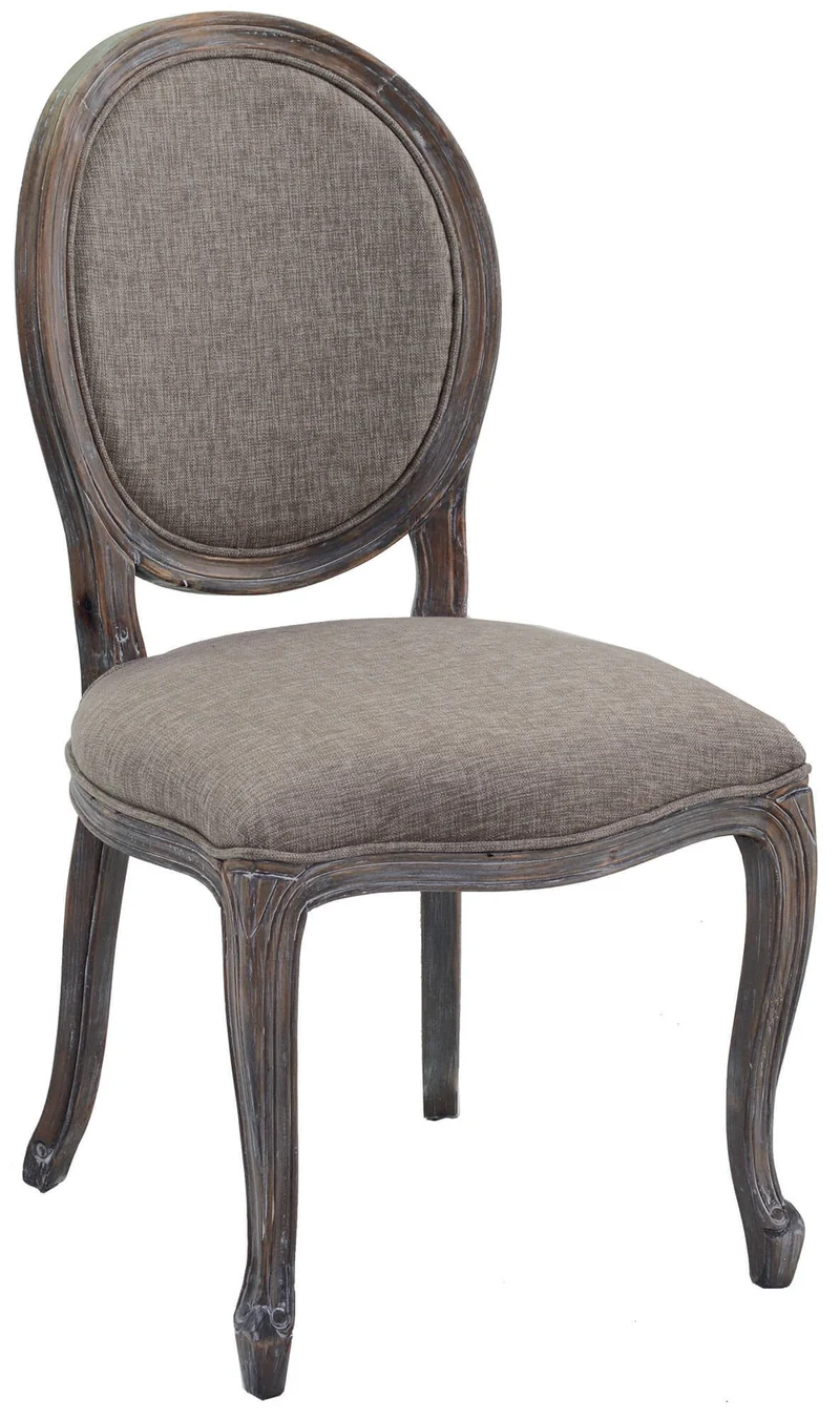 Poltrona in Tessuto Grigio Marsiglia