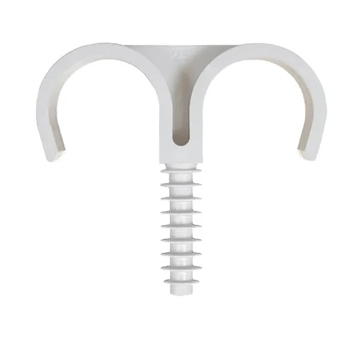 50 pz fissatubo doppio a battere 25 mm