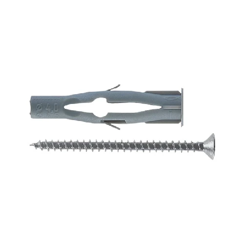 Tassello con vite fischer per truciolare fu-v 10 x 60v