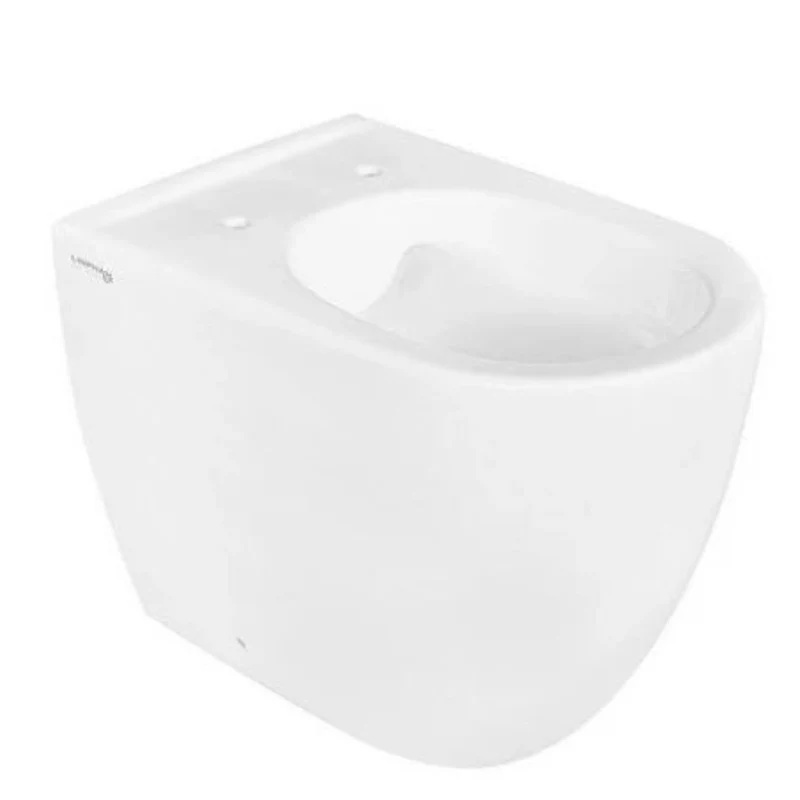 Vaso filo muro rimless greta scarico universale bianco