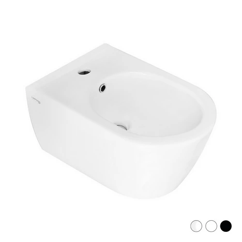 Bidet sospeso greta erogazione rubinetto nero opac