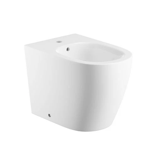 Bidet filo muro magnolia l 52 er. rubinetto bianco lucido