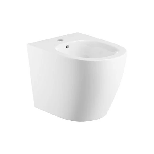 Bidet sospeso magnolia er. rubinetto bianco lucido