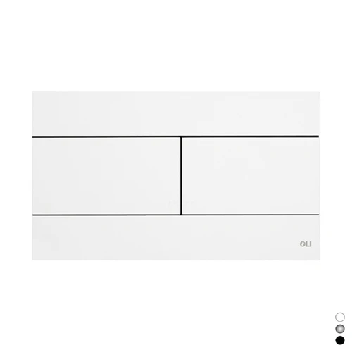 Placca slim dual bianco