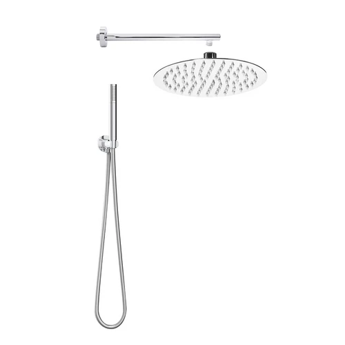 Kit soffione doccia tondo slim top line cromo lucido
