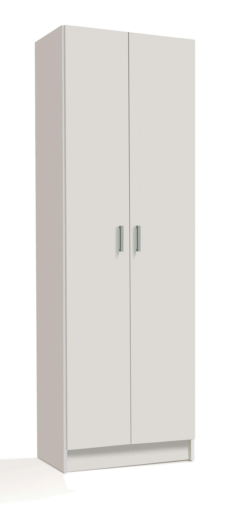 Armadio Multiuso 1 Colonna con Ripiani Rizzetti Concrete Bianco