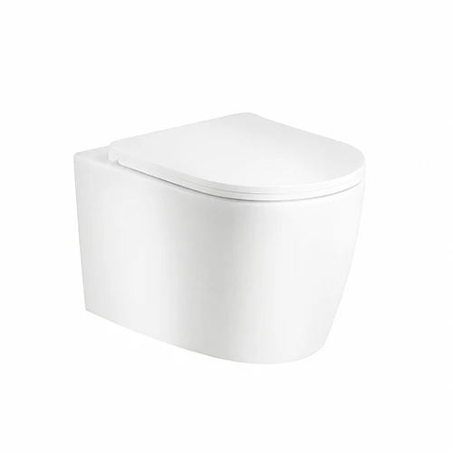 Vaso sospeso rimless magnolia nero opaco