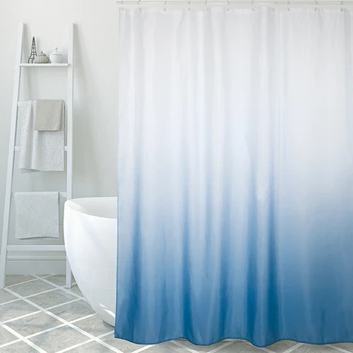 Tenda per doccia sugar in tessuto poliestere cm 180x200 verde