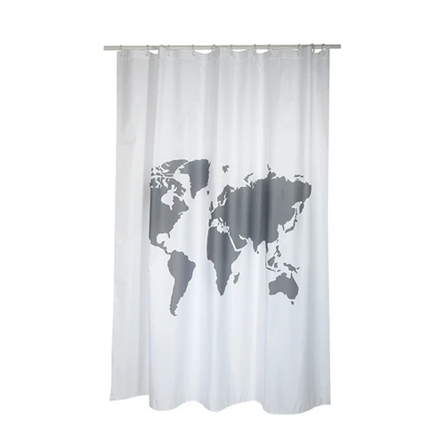 Tenda per doccia in tessuto poliestere world cm 180x200