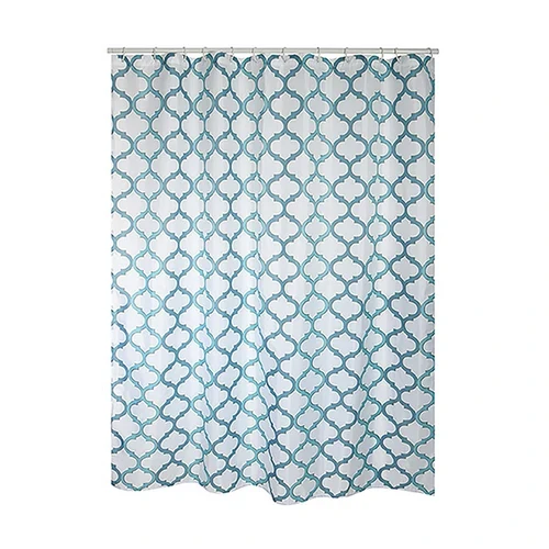 Tenda per doccia in tessuto poliestere hanko cm 180x200 blu