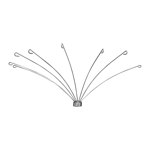 Supporto circolare per tenda doccia 180 aste l. 76 cm
