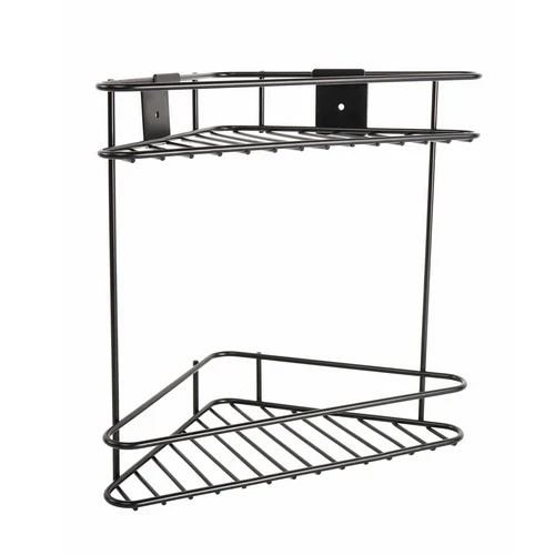 Angolare doppio doccia new chrome evo nero opaco