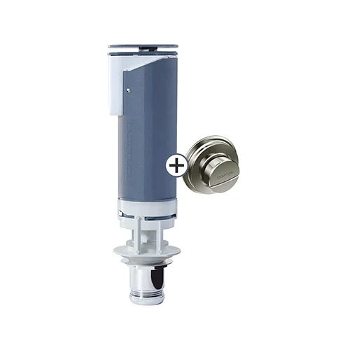 Valvola per cassette in ceramica alta posizione pulsar dual e pulsante doppio scarico