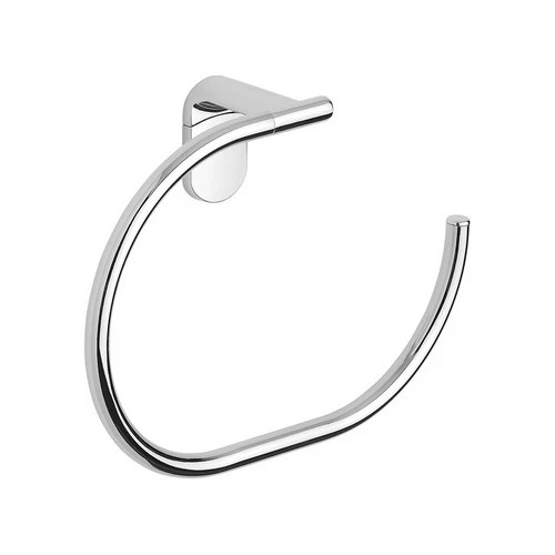 Porta asciugamani ad anello zero cromo