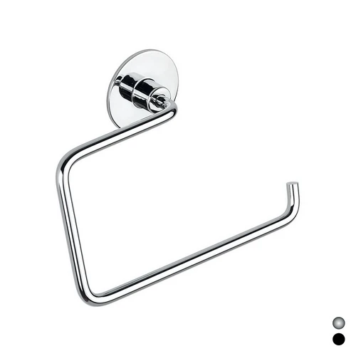 Porta asciugamani ad anello modello wind nero