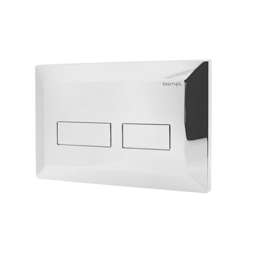 Placca doppio scarico queen cromo