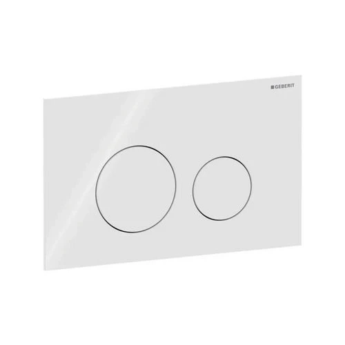 Placca di comando sigma 40 2 tasti rotondi nero opaco