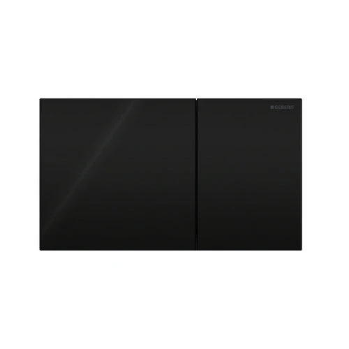 Placca di copertura 2 tasti sigma 70 2023 geberit vetro nero