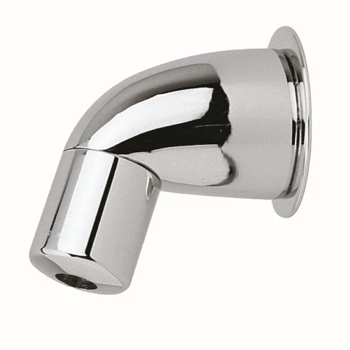 Braccio doccia antivandalo c/soffione incorporato ottone cromo 1/2
