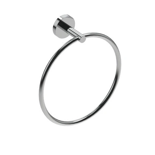 Porta asciugamani ad anello mod. class spazzolato cm 21xh.23x7