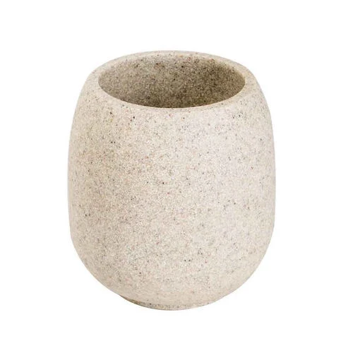 Porta spazzolini afra nero opaco d.10 x h. 11 5 cm